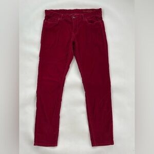 Blank NYC Women’s Burgundy Red Corduroy Skinny Pants Size 30